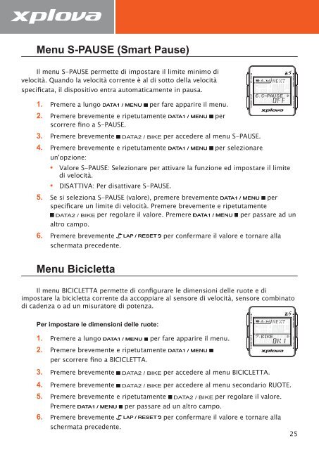 Manuale d'uso - Xplova