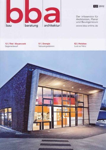 bba Bau Beratung Architektur 01 - Thomas Bechtold Architekten