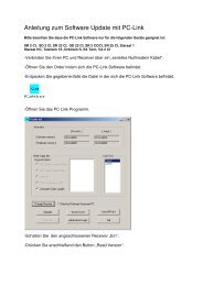 Anleitung zum Software Update mit PC Link - Christo.Net