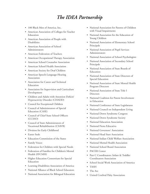 the Facilitator Handbook - IDEA - U.S. Department of Education