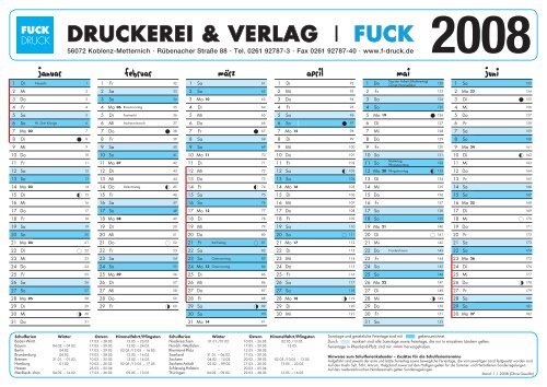 Fuck Kalender A4 2008