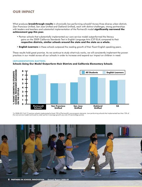 2008-09 DonorS - Partners in School Innovation