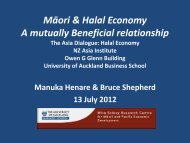 MÄori & Halal Economy - Document Search | The University of ...