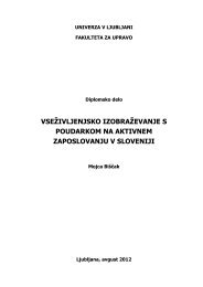 vseÅ¾ivljenjsko izobraÅ¾evanje s poudarkom na aktivnem ...