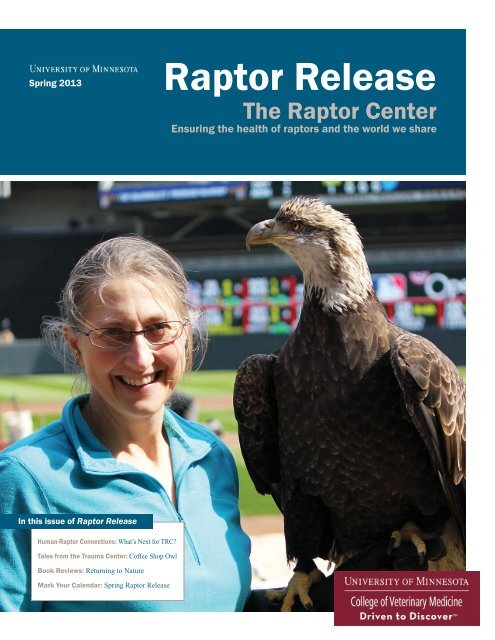 Raptor Release-Spring 2013.indd - University of Minnesota College ...
