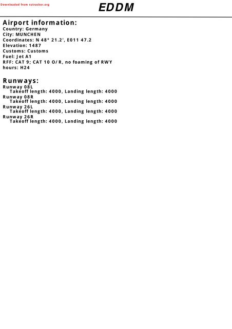 Eddm Charts