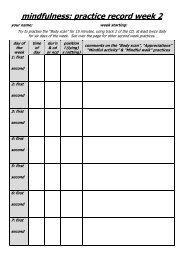 record of your practice - Goodmedicine.org.uk