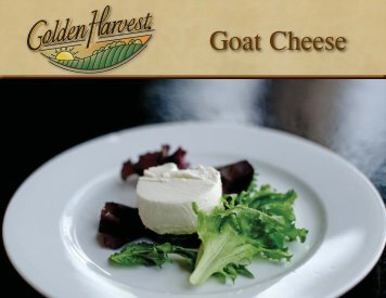 Golden Harvest Goat Cheese POS - Ben E. Keith