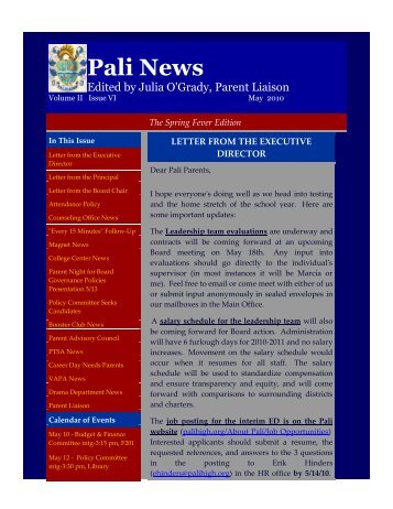 Pali News - Palisades Charter High School