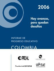 Informe de Progreso Educativo Colombia 2006. âHay avances - OEI