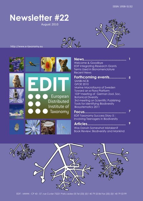 High Resolution - EDIT | - European Distributed Institute of Taxonomy