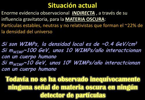 El Big Bang hoy - Particle Physics at CIEMAT