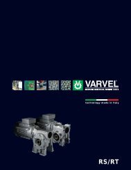 Worm Gears RS-RT - Varvel