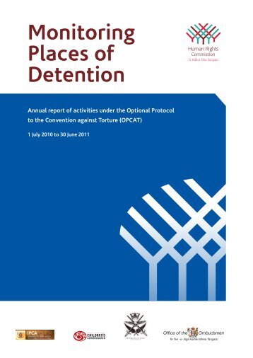 Monitoring Places of Detention - Human Rights Commission