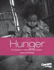 Is it possible to eliminate world hunger? - Concern Worldwide
