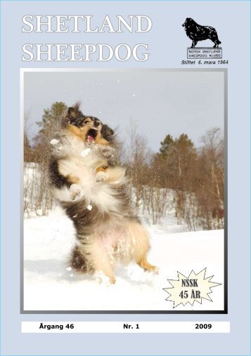 Pdf-fil pÃ¥ medlemsblad 1/09 - Norsk Shetland Sheepdog Klubb