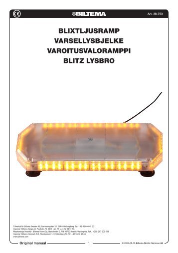 blixtljusramp varsellysbjelke varoitusvaloramppi blitz lysbro - Biltema