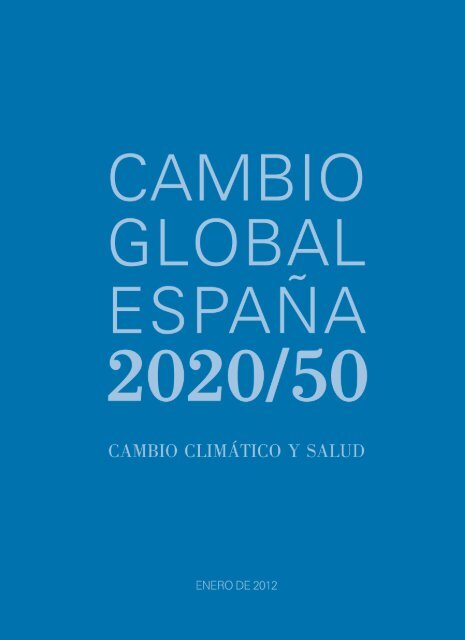 Cambio climÃ¡tico y salud - SESA