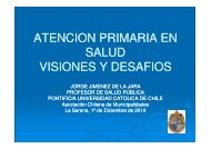 atencion primaria en salud visiones y desafios - AsociaciÃ³n Chilena ...