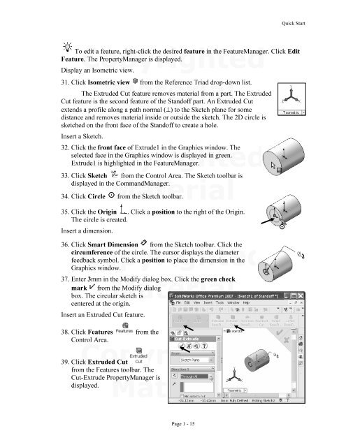 978-1-58503-410-9 -- The Fundamentals of SolidWorks 2007