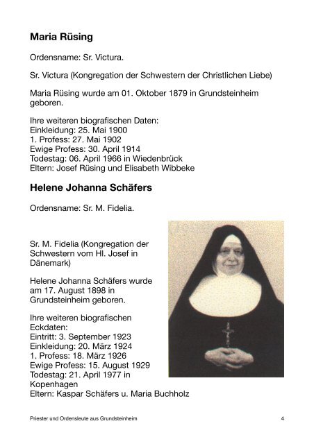 Priester und Ordensleute aus Grundsteinheim - St. Alexander ...