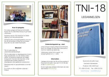 NINUUK brochure - TNI18 - GrÃ¸nlands Handelsskole