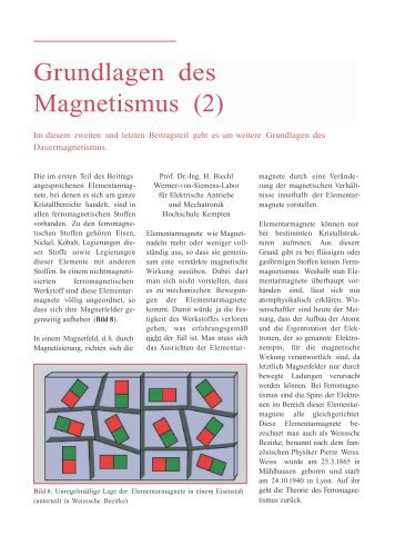 Magnetismus Teil II