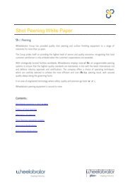 Shot Peening White Paper - Wheelabrator