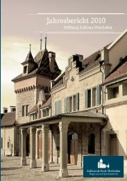 Jahresbericht 2010 -  Schloss Oberhofen am Thunersee