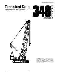 Technical data - Link-Belt Construction Equipment