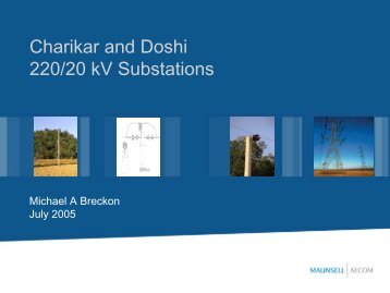 Charikar and Doshi 220/20 kV Substations - Afghan