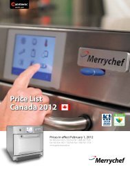 Price List Canada 2012 Prices in effect February 1 ... - View Website