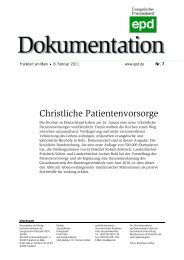 Christliche Patientenvorsorge