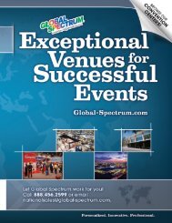 Convention Center Brochure - Global Spectrum