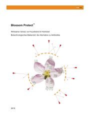 Produkthandbuch Blossom Protect - bio-ferm