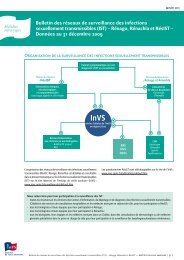 Bulletin des réseaux de surveillance des infections ... - ARS Lorraine