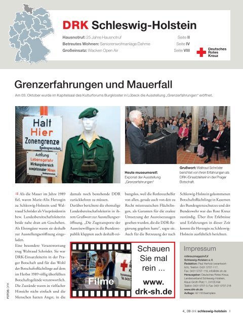 Ausgabe 4 / 2009 - Deutsches Rotes Kreuz