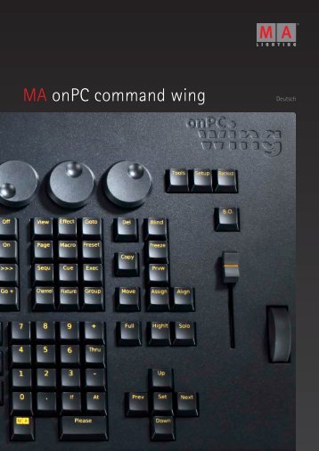 MA onPC command wing - MA Lighting