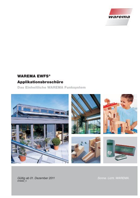 WAREMA EWFS® Applikationsbroschüre