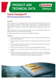 PRODUCT AND TECHNICAL DATA Castrol ... - ER Trading AS