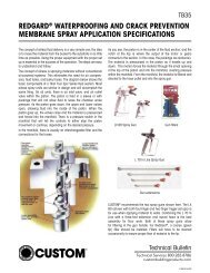 TB35 - Spray Application of RedGard Membrane - Custom Building ...