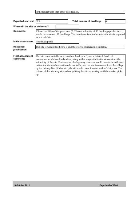 October 2011 Bassetlaw District Local Development Framework