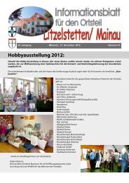 21.11.2012 - Ortsverwaltung Konstanz-Litzelstetten