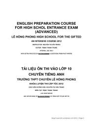 english preparation course for high schol entrance exam