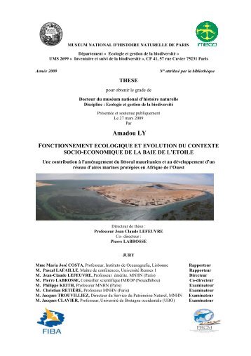 Fonctionnement Ã©cologique et Ã©volution du contexte socio ...