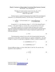 Planck's Constant as a Dimensionless Gravitational Fine Structure ...