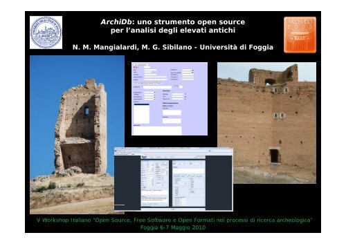 ArchiDb: uno strumento open source per l'analisi degli elevati antichi