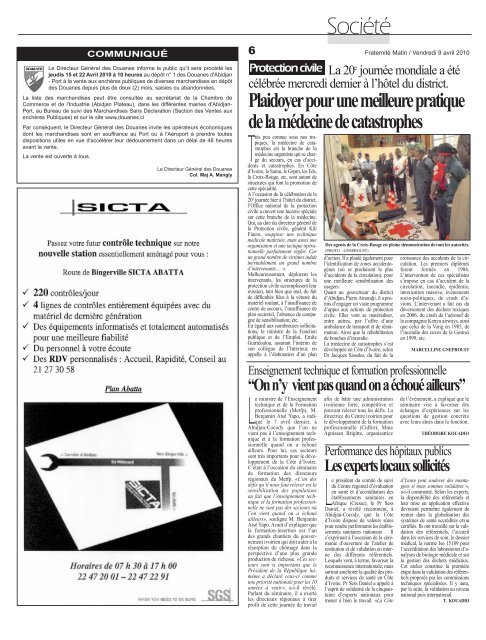 CÃ´te d'Ivoire - fratmat.info