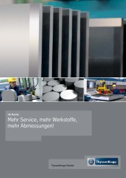 Prospekt, Mehr Service, mehr Werkstoffe - Jacob Bek