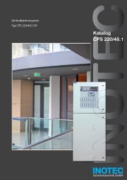 Katalog CPS 220/48.1 - INOTEC Sicherheitstechnik GmbH